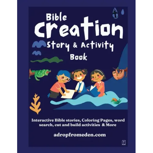 Bible Creation Story and Activity Book: Interactive Bible stories, Coloring Pages, word search, cut and build activities & More