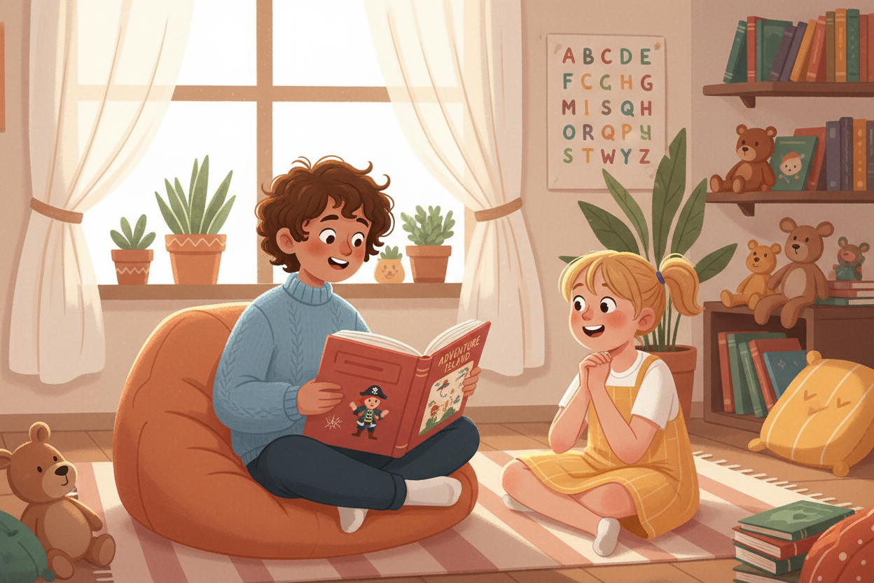 Your Buddy Will Read to You (30 minutes for ages 4-12)